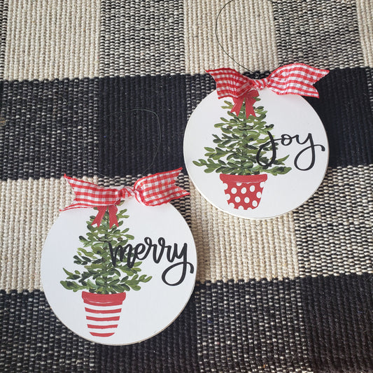 Handpainted Christmas Ornament