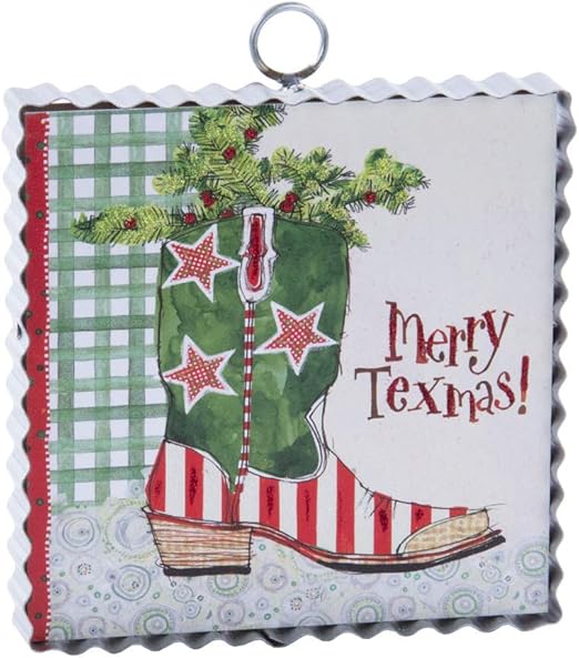 Round Top Merry Texmas Mini Print