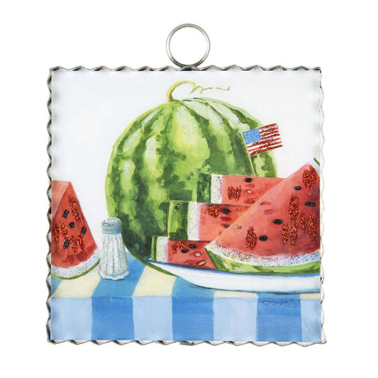 Round Top Watermelon Mini Print