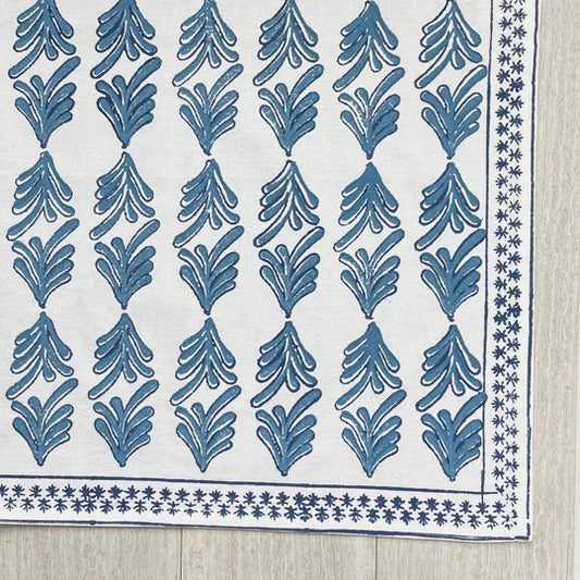 Blue/White Table Throw