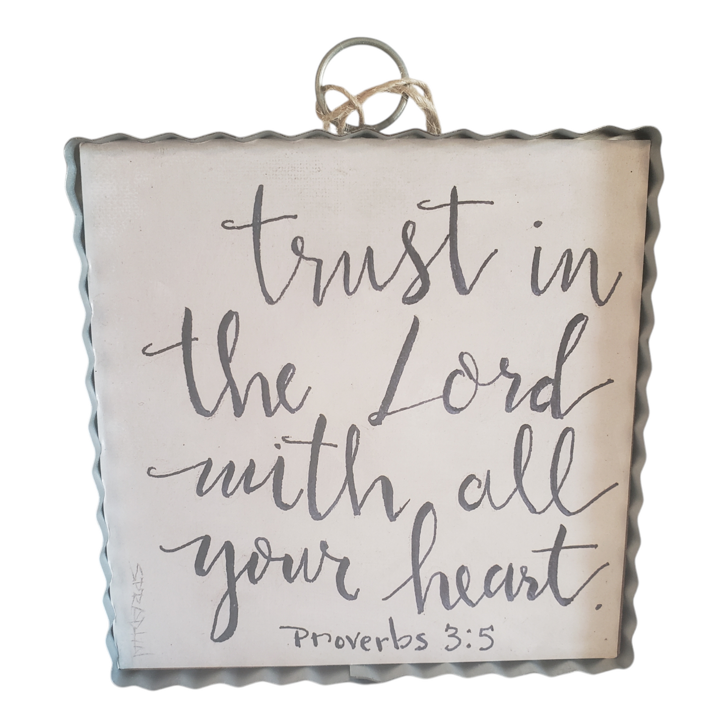 Round Top Trust In The Lord Mini Print