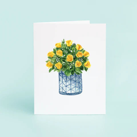 Yellow Rose Boxed Cards