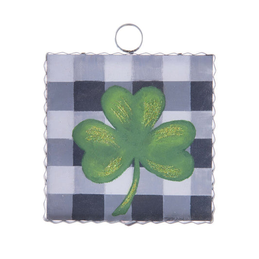 Round Top Shamrock Charm