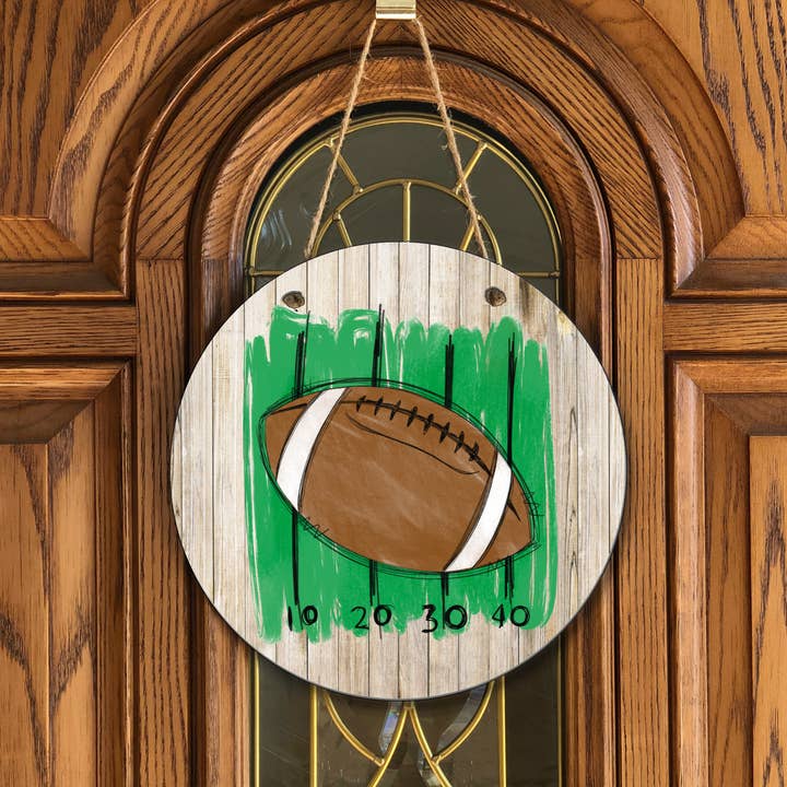 15" Football Door Hanger