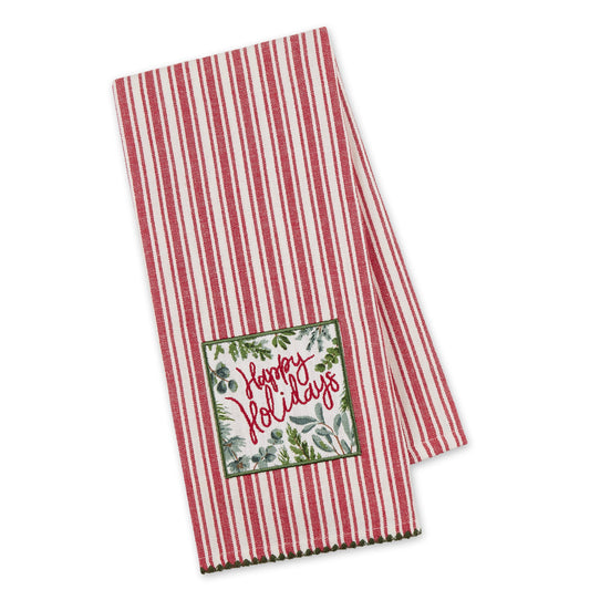 Happy Holidays Dishtowel